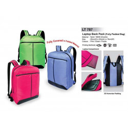 LT 787 Laptop Back Pack (Fully Padded Bag) 